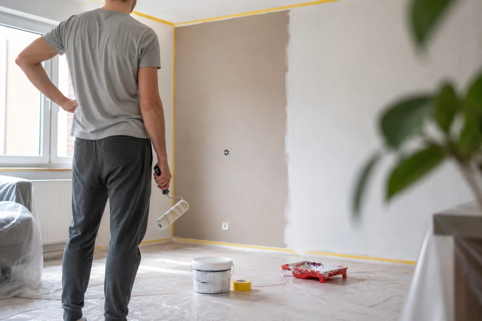 Schilder-, behang- of decoratiewerk uitgevoerd door Insta-Paint