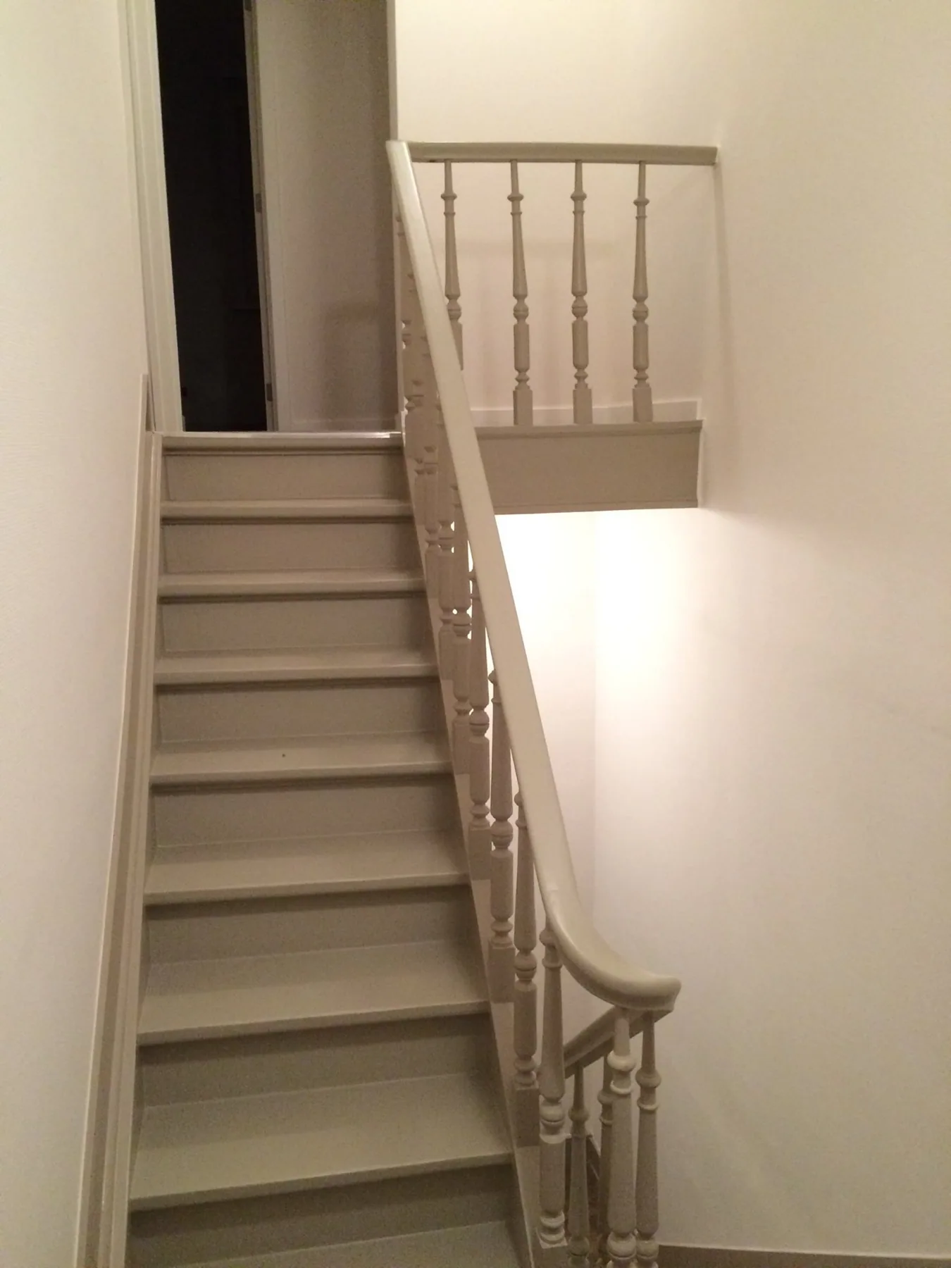 Fris geschilderde muur in een woning in Bierbeek