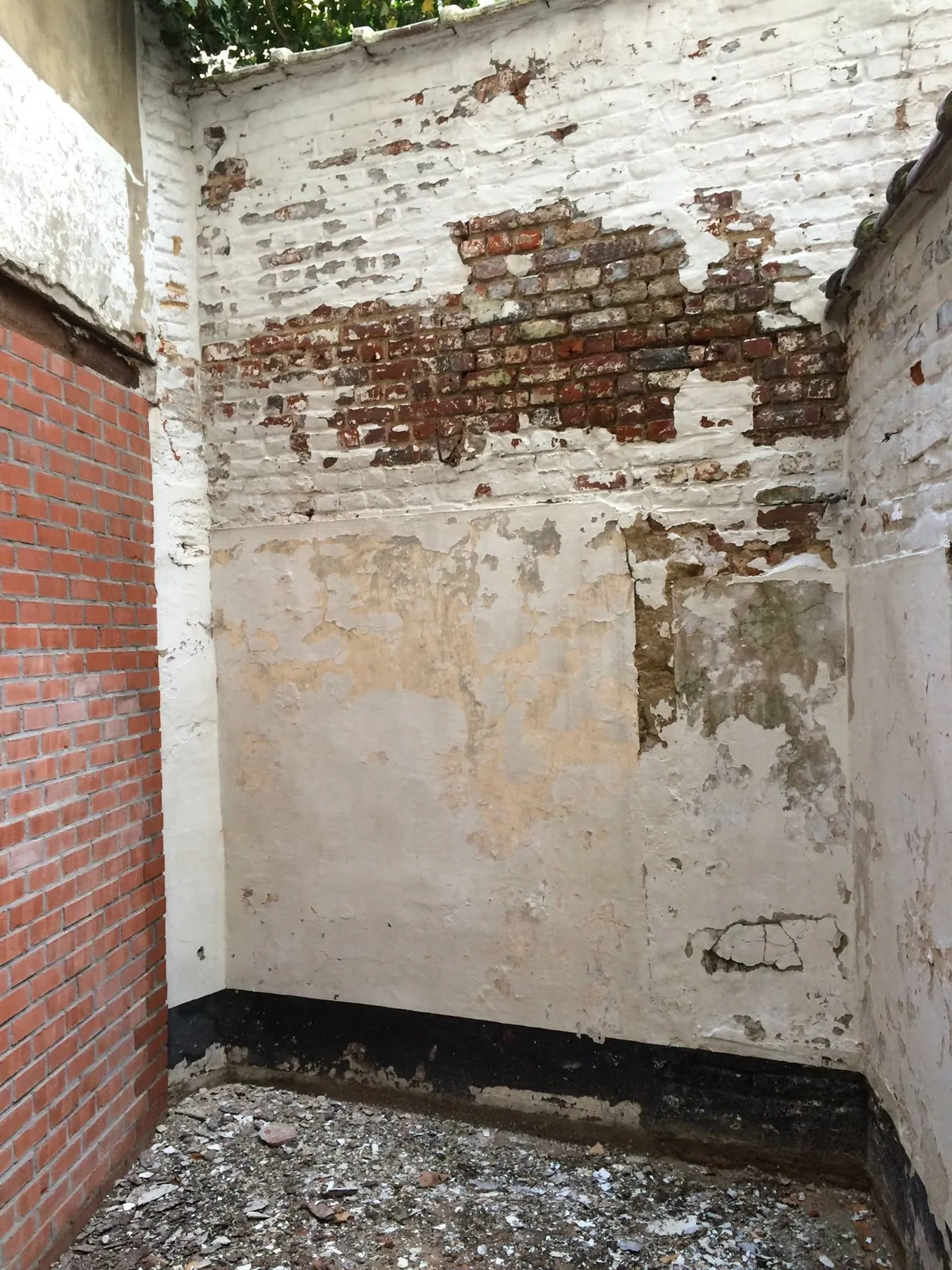 Betonlook afwerking in een badkamer in Korbeek-Lo